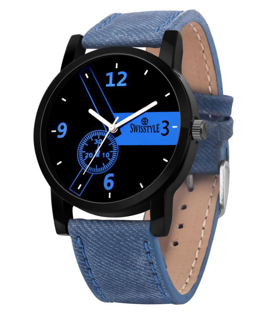     			Swisstyle SS-GR825 Leather Analog Men's Watch