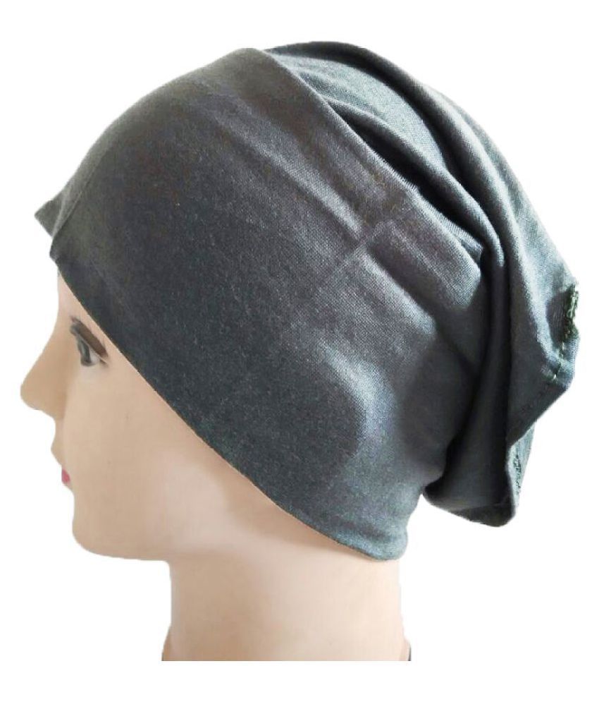 Hijab Tube Cap Grey Women Under Scarf Stole Men Bonnet Head Hair