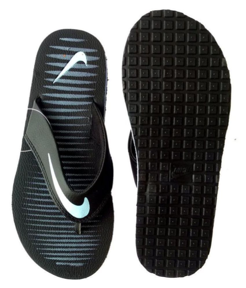 nike gray flip flops