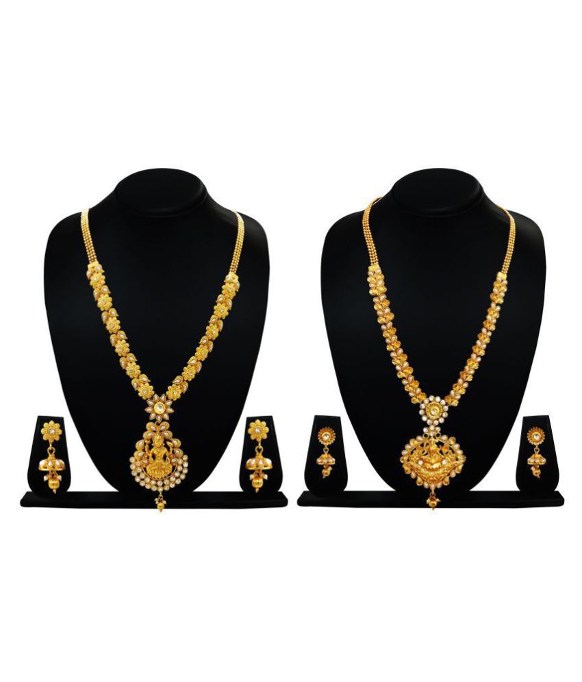 ARTS CHETAN Brass Golden Collar Contemporary/Fashion 12kt Gold Plated