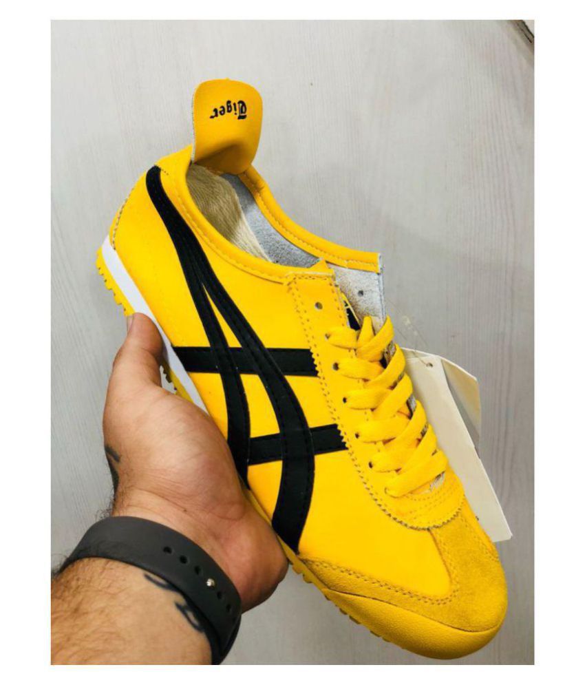 tiger yellow shoes