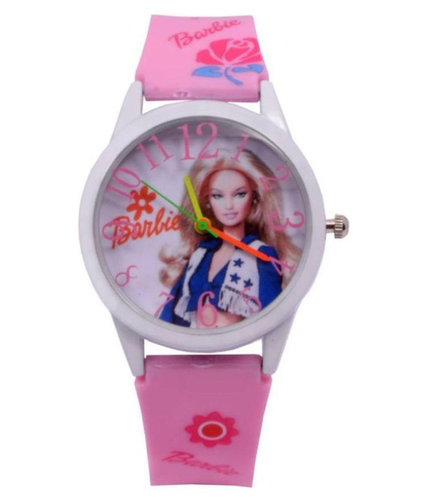 S S TRADERS Cute Pink girls Analog watch for Kids