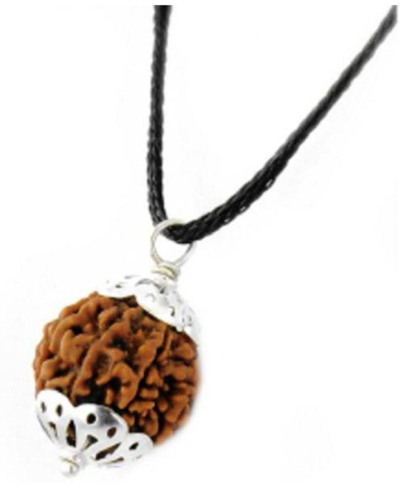     			10 Mukhi Nepali Rudraksha Silver Cap Lab Certified