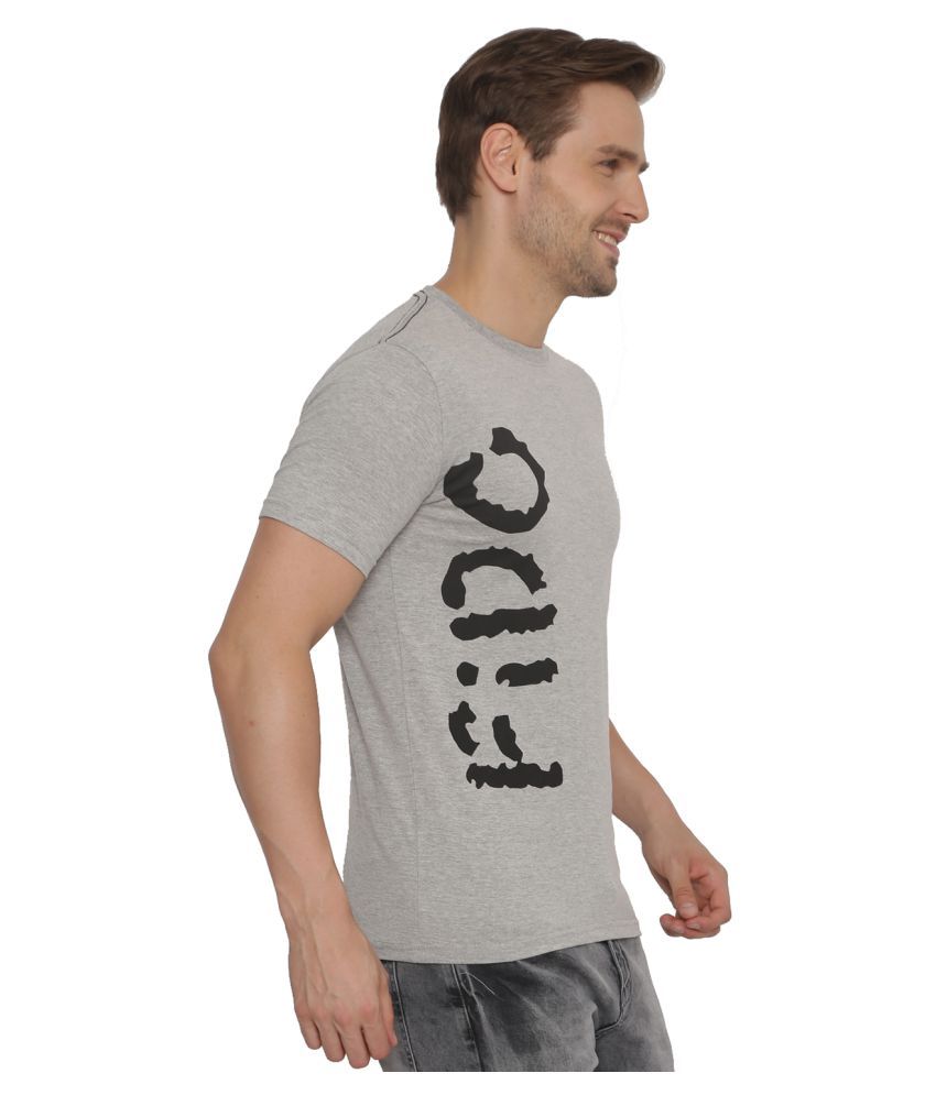 Fido Dido Grey Half Sleeve T Shirt Pack Of 1 Buy Fido Dido Grey Half