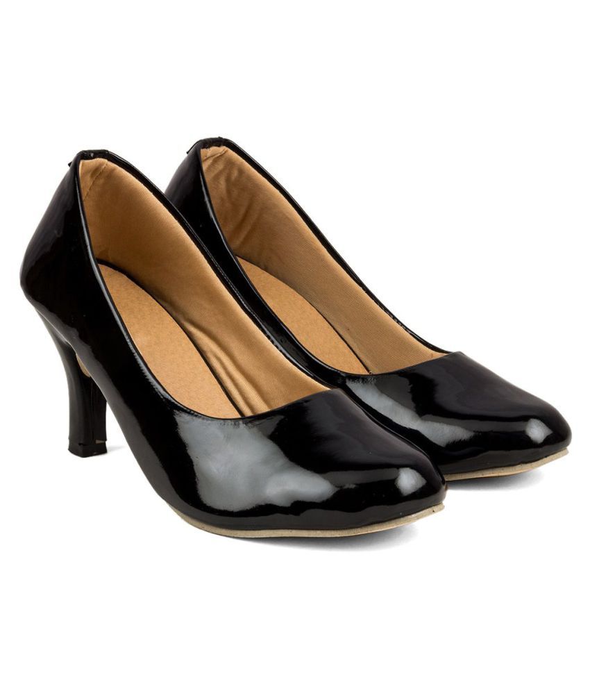 Cute Fashion Black Kitten Heels Price in India- Buy Cute Fashion Black