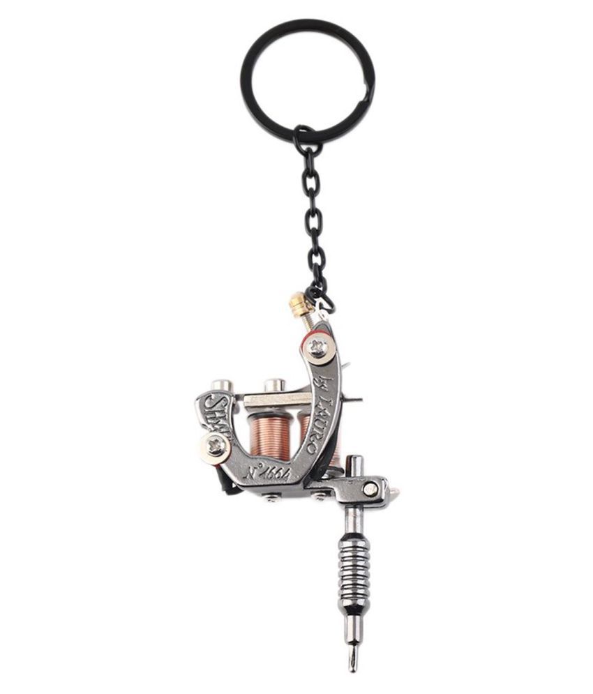 1pc Fashion Charms Mini Tattoo Machine Model Key Chains Key Ring Gift New:  Buy Online at Best Price in India - Snapdeal