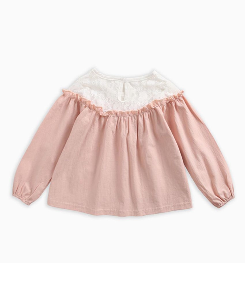 LOOLY Baby Girls Long Sleeve Blouse for Spring Casual Cotton Tops Shirt 