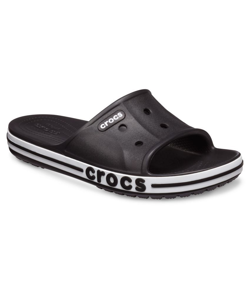  Crocs  Men Bayaband Black Croslite Sandals  Price in India 