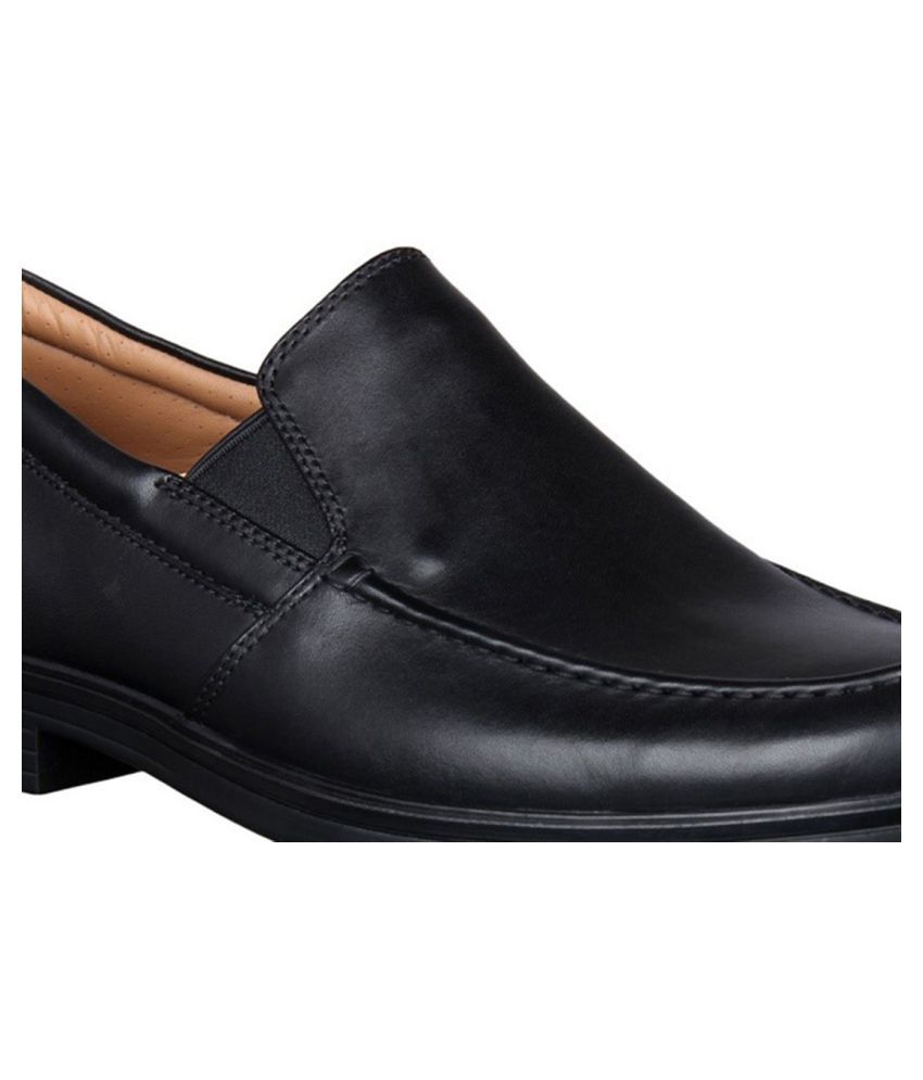 Clarks Slip On Genuine Leather Black Formal Shoes Price in India- Buy ...