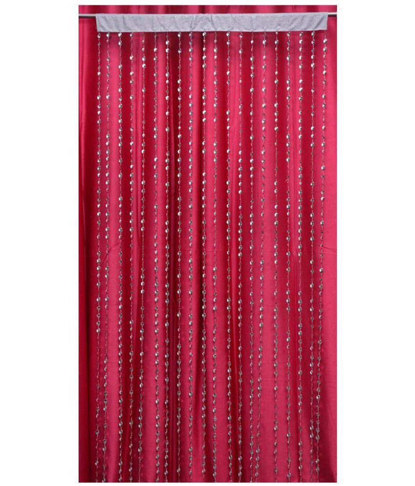 Yutiriti Strings Leaf Fancy Sparkling Plastic Bead Hanging Curtain