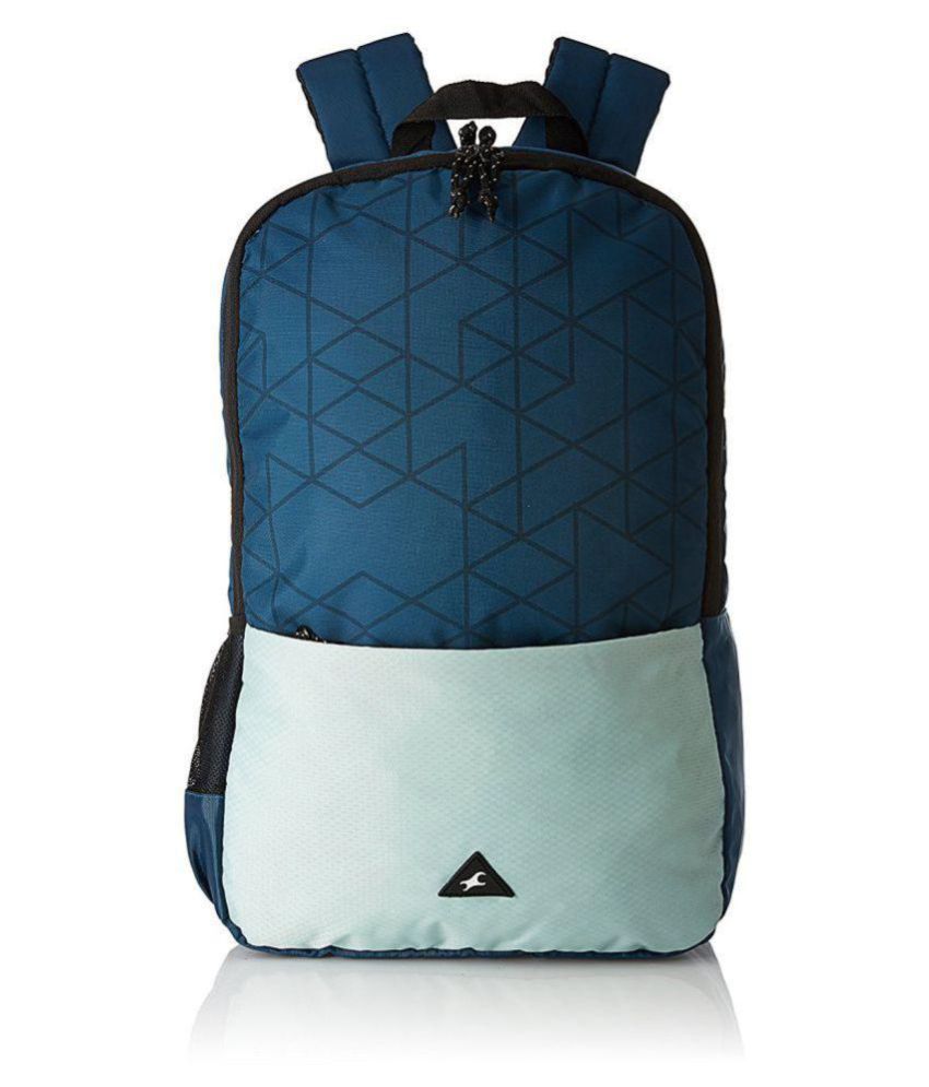 fastrack blue backpack