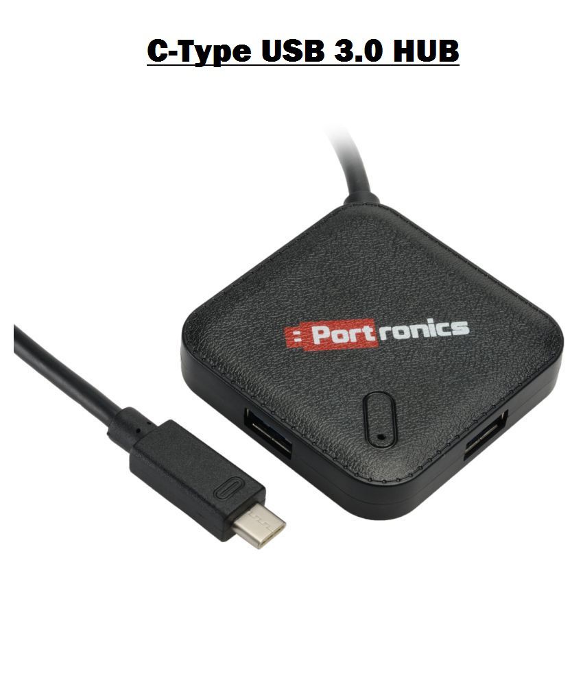     			Portronics M Port 34 for MAC:USB port 3.0 Mac ,Silver (POR 696)