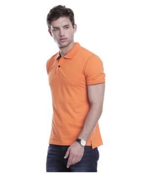 orange polo shirt outfit