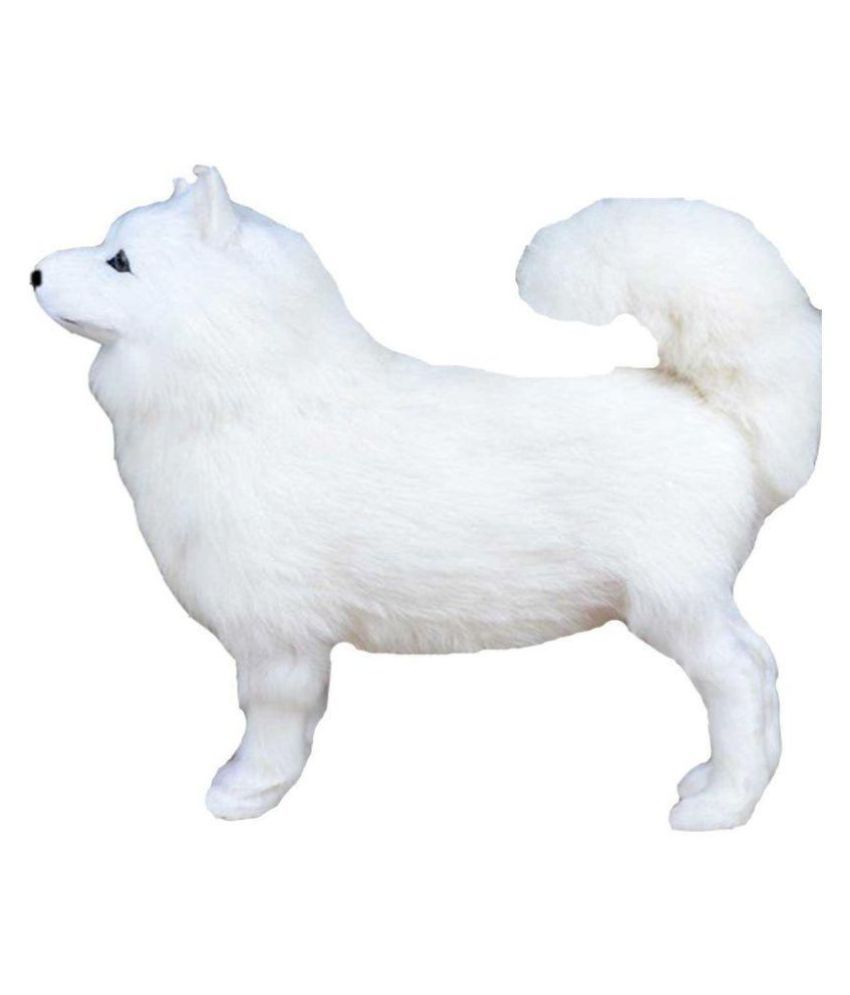 white puppy toy