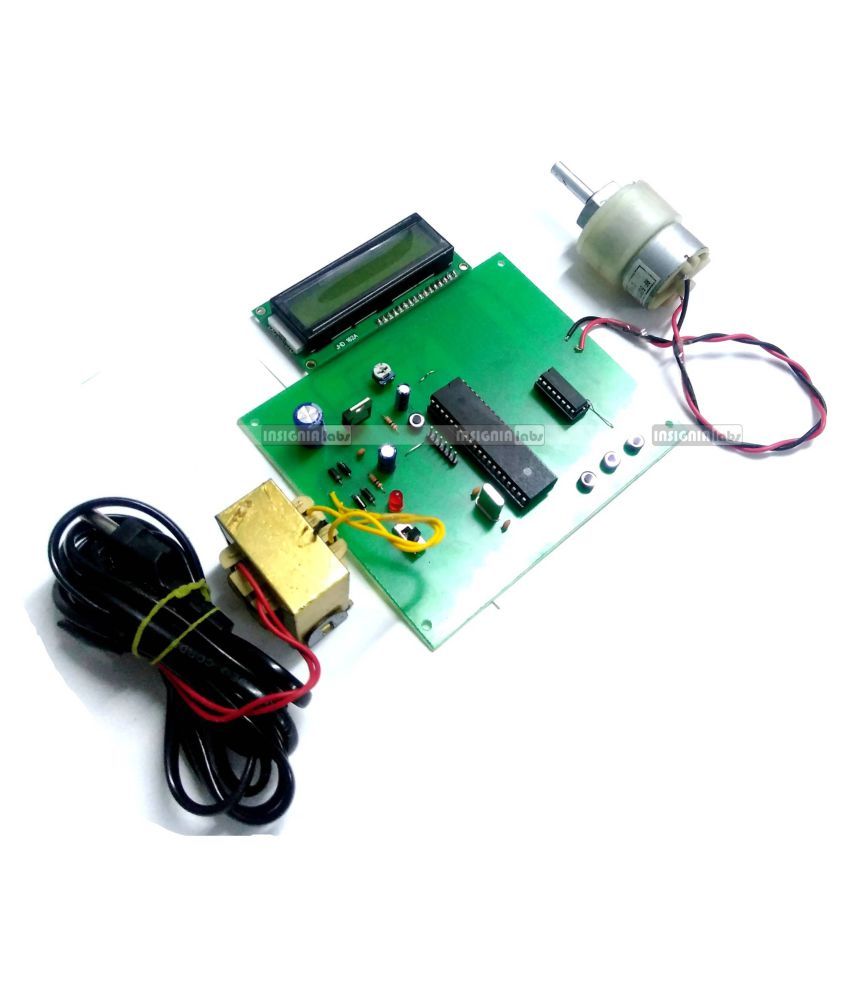 8051 Microcontroller Based Dc Motor Speed Control Duty Cycle Control With Lcd Embedded Project