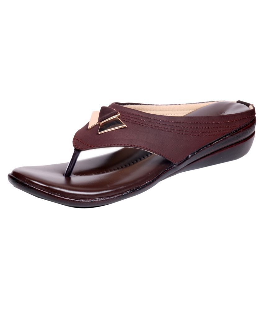 cheap brown flats