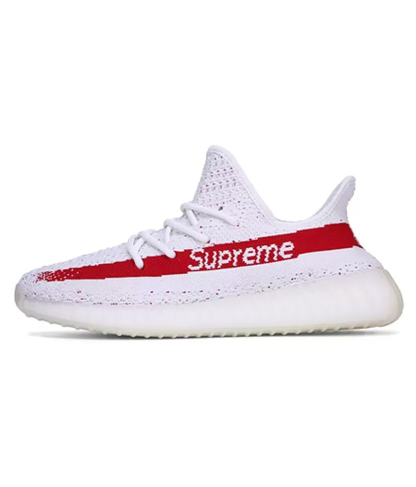Adidas Yeezy Boost 350 Supreme White Running Shoes - Adidas Yeezy 350 Supreme White Running Shoes Online at Best Prices in India on Snapdeal