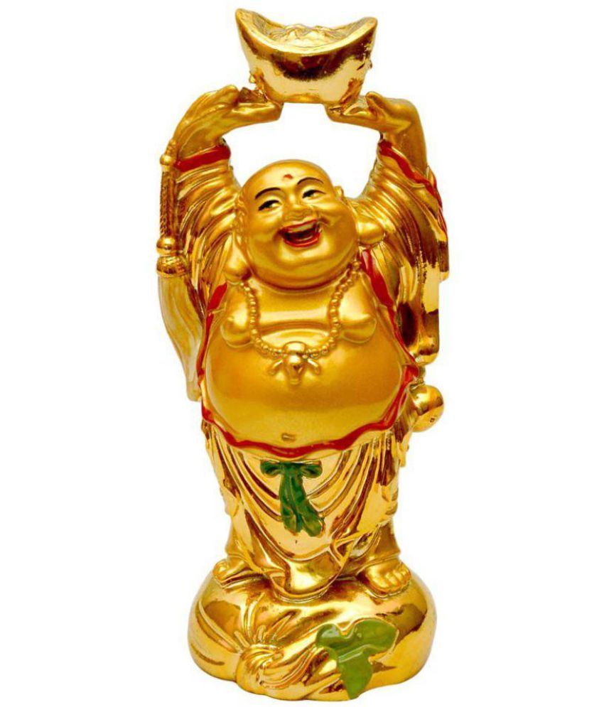 resin laughing buddha statue