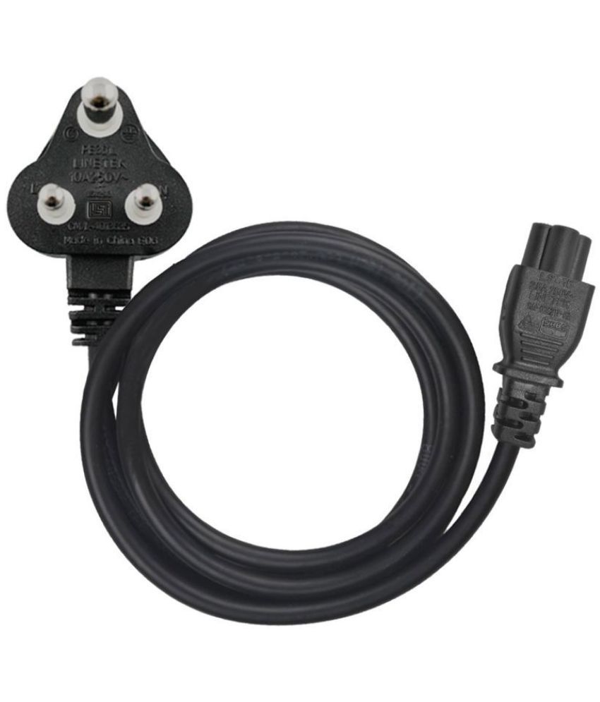 jprs 1.5m Power Cord 3 Pin Barrel Power Supply Cable Black Buy jprs