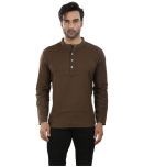 Vivid India Brown Cotton Kurta Single