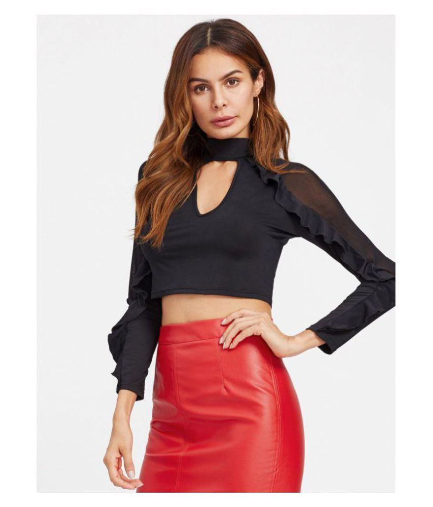 drape divaa crop top