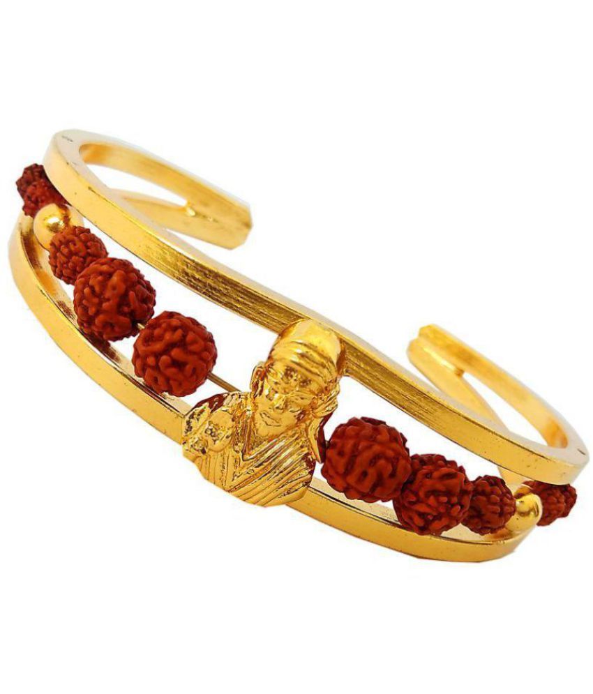 Shirdi Saibaba brass Kada: Buy Shirdi Saibaba brass Kada Online in ...