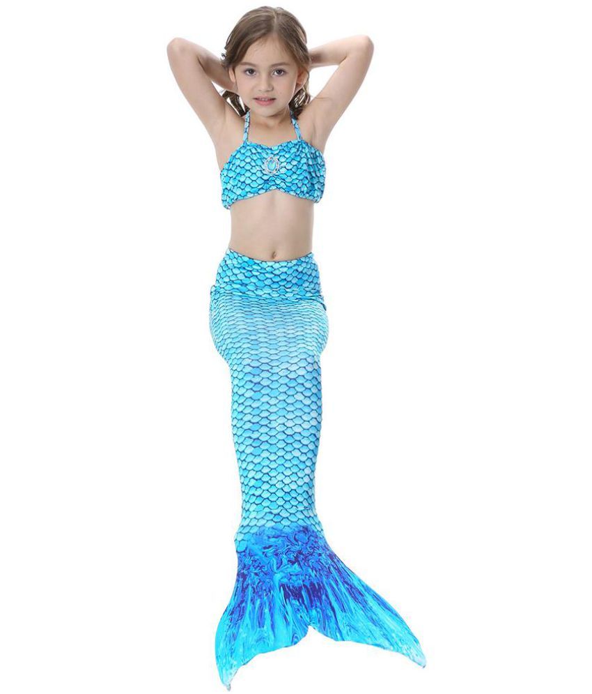 Cute Mermaid Tail Bikini Bathing Suit Girl Kid Summer Swimsuit Beachwear Costume Buy Cute