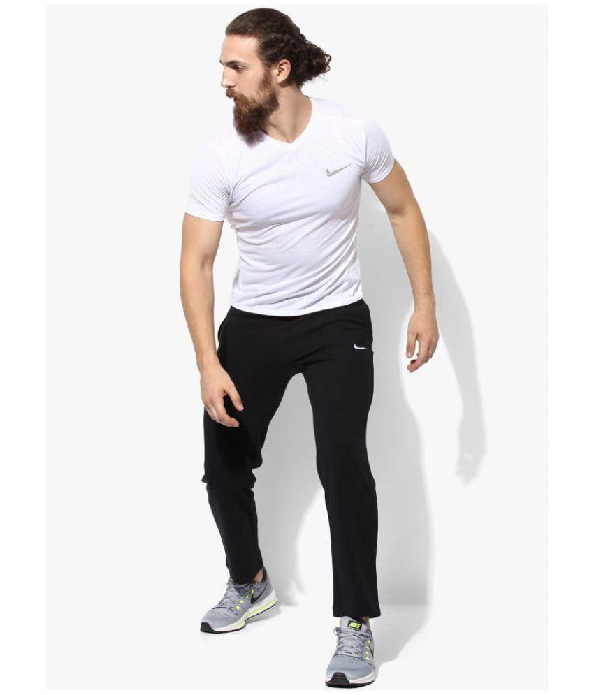 nike polyester track pants mens