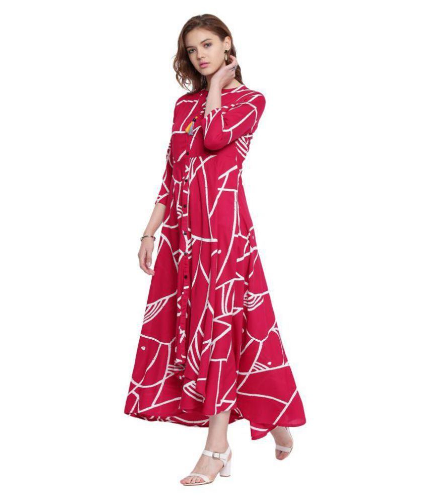 pink pari frock