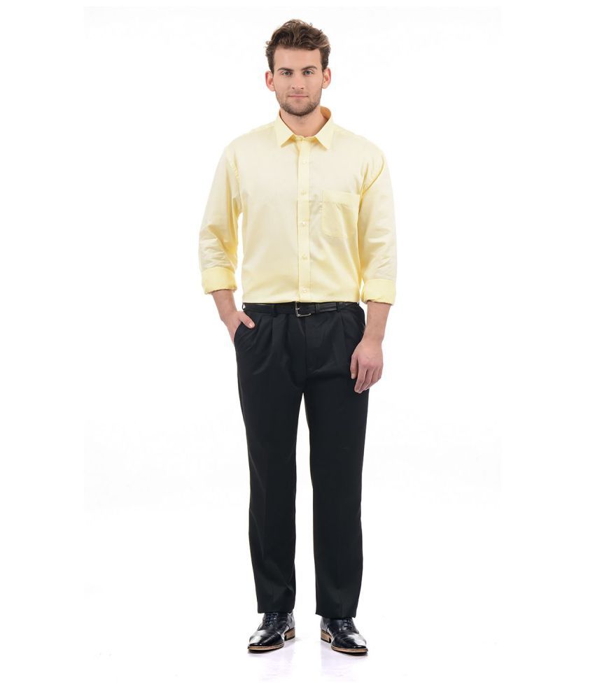 black pleated trousers mens