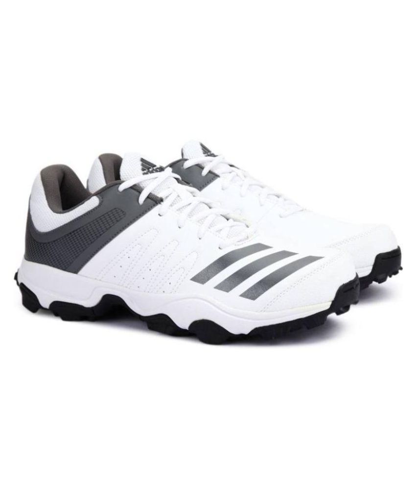 Adidas HOWZATT IND White Cricket Shoes - Buy Adidas HOWZATT IND White Cricket Shoes Online at 