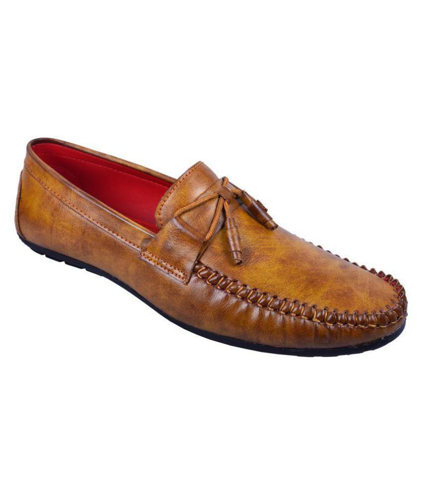     			MESSI - Brown Men's Slip on loafers