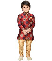 AJ Dezines Boys Indo Western Sherwani Suit for Kids
