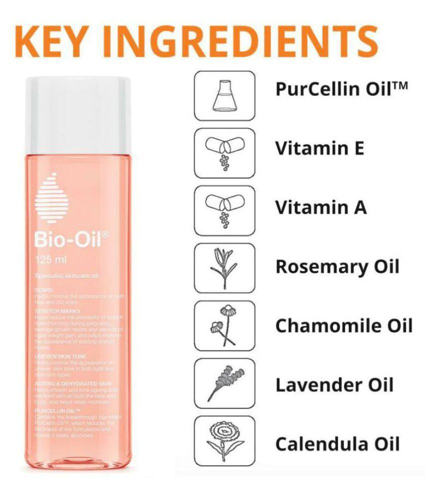 Bio Oil Specialist Skincare Essential Oils 125 ml: Buy Bio Oil ...