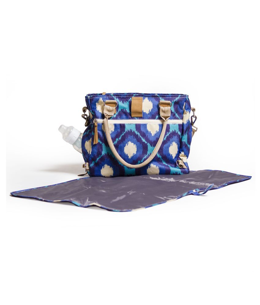 Baby Jalebi Blue Canvas Diaper Bag ( 31 cm Buy Baby Jalebi Blue Canvas