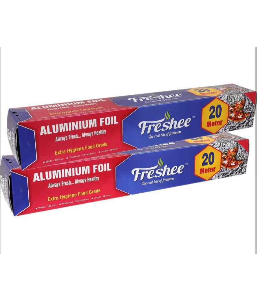     			Freshee 20m Aluminium Foil Paper Pack of 2