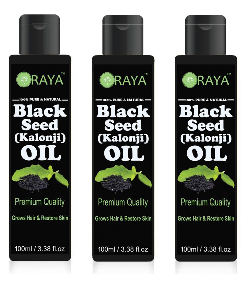     			ORAYA 100% Pure & Natural Kalonji Hair Oil 300 ml Pack of 3