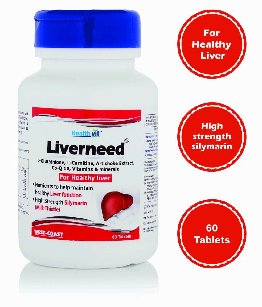 HealthVit Liverneed For Healthy Liver 60 no.s Vitamins Tablets Buy HealthVit Liverneed For