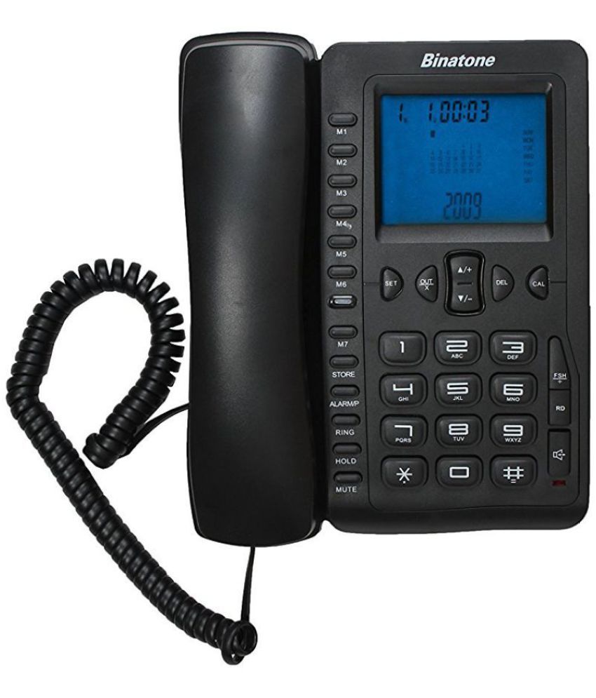 Buy Binatone BT_810N Corded Landline Phone ( Black ) Online at Best