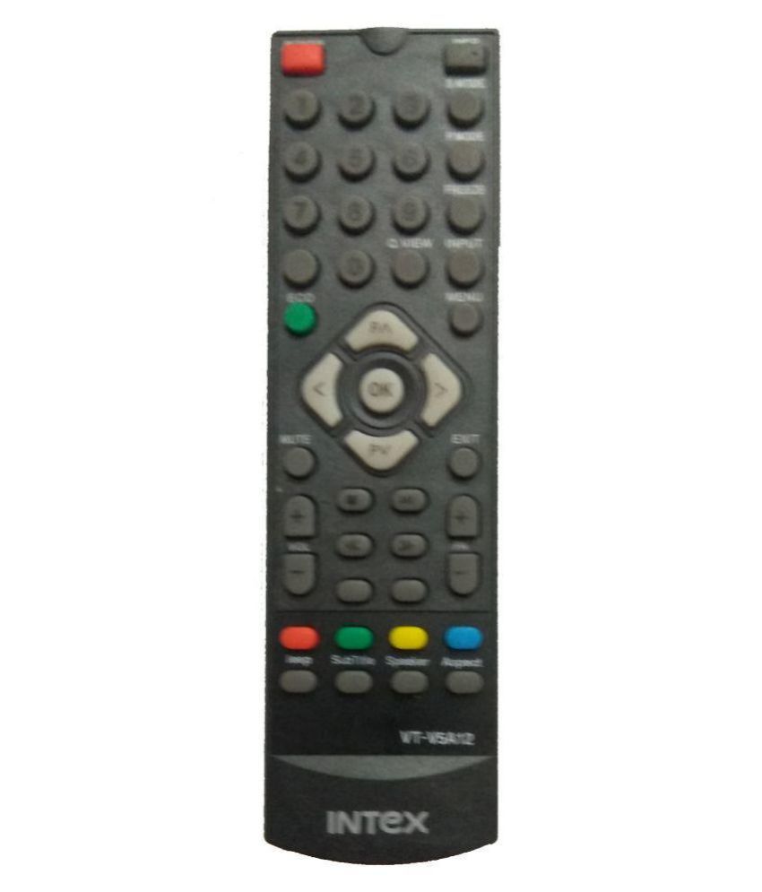 Buy Intex VTV5A12 TV Remote Compatible with intex led/lcd tv Online at