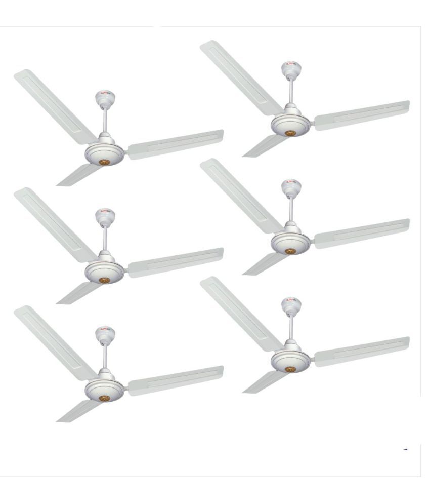Longway 1200mm Star Anti Dust Ceiling Fan White Price In India