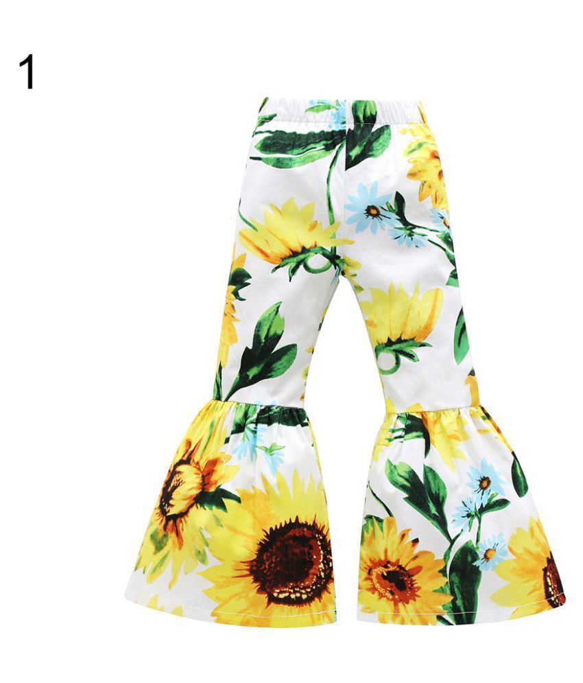 cotton bell bottom pants