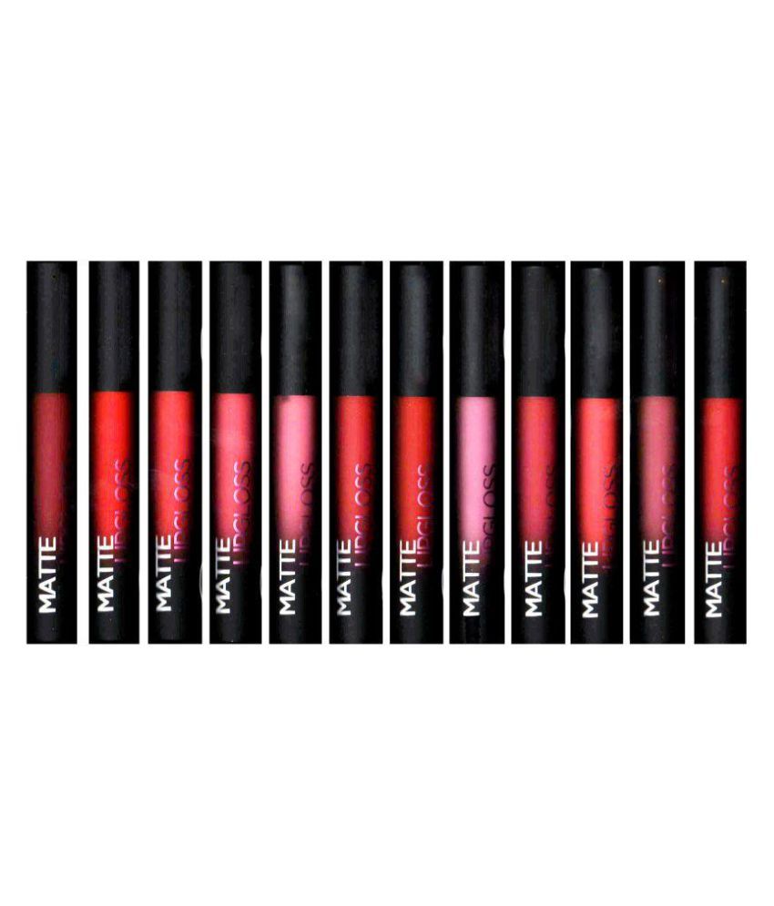 Kiss Beauty Super Matte Liquid Lipstick Multicolor SPF 15