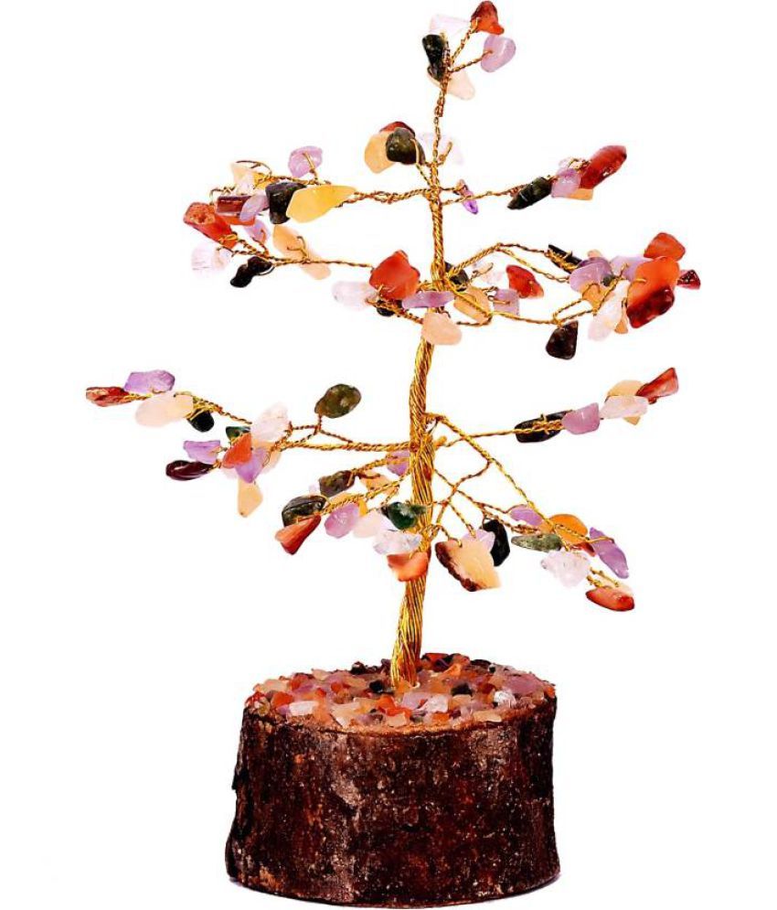     			DD1 fengshui Healing Tree for Vastu and Weath In Multicolour Stones