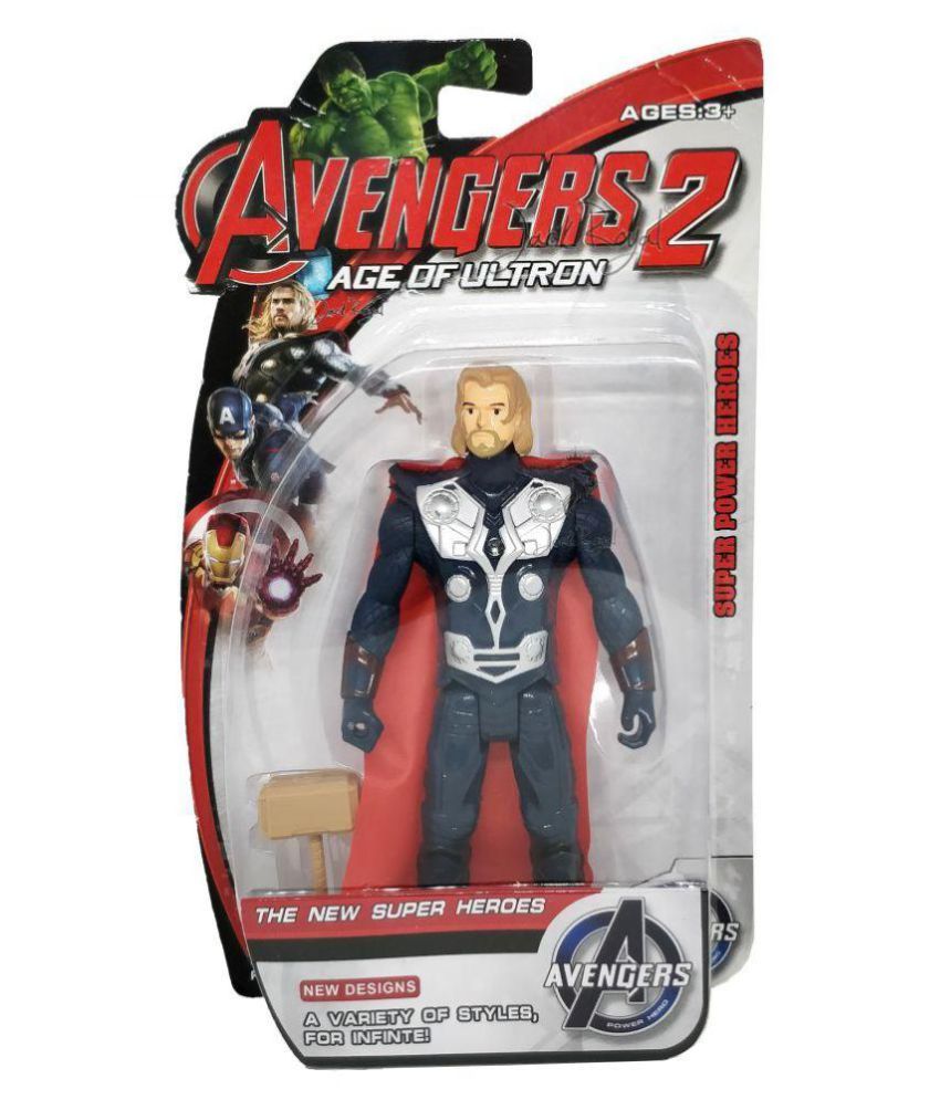 Jack Royal Avengers Action Figure Thor Super Hero Small - 