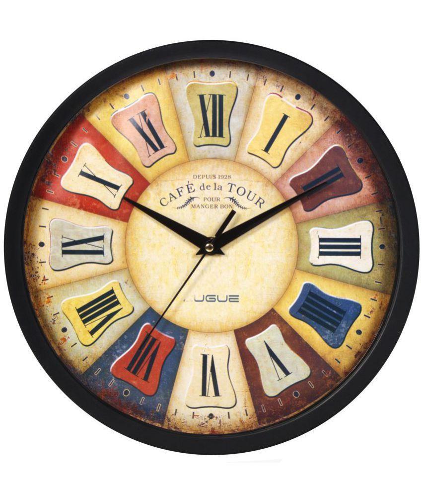 Story@Home Circular Analog Wall Clock Vintage Roman Numeral Design