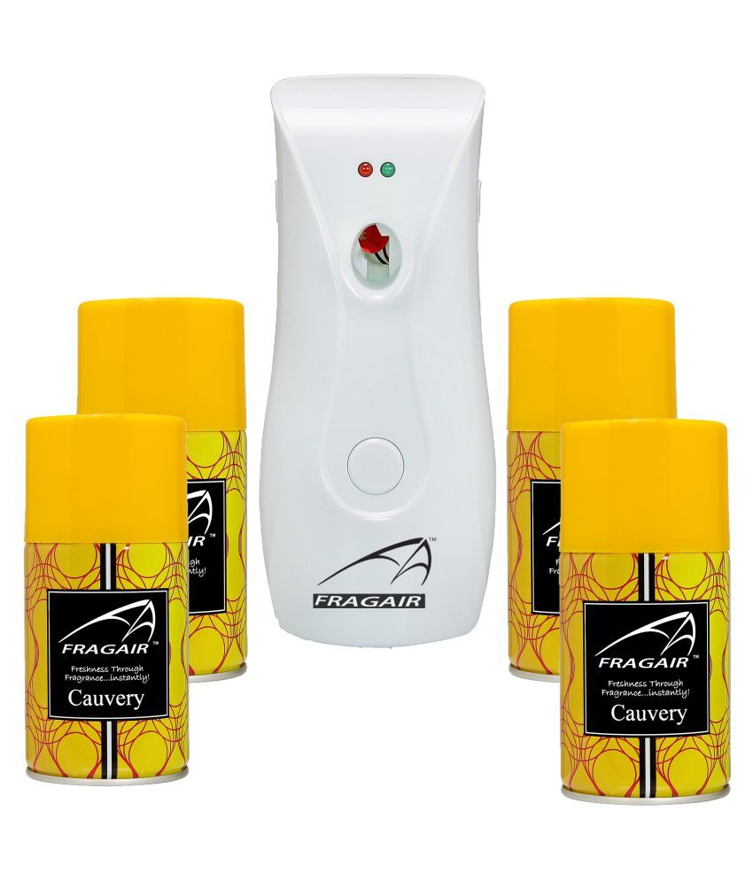 fragair CMK311 Automatic Spray Dispenser With 4 Refill Room Freshener