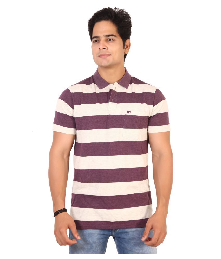     			Awack Purple Half Sleeve T-Shirt