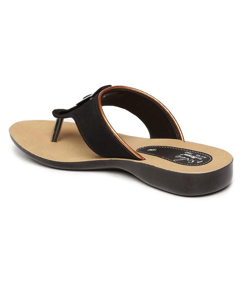 paragon black slippers
