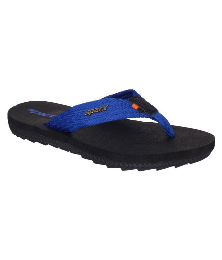 sparx blue slippers & flip flops